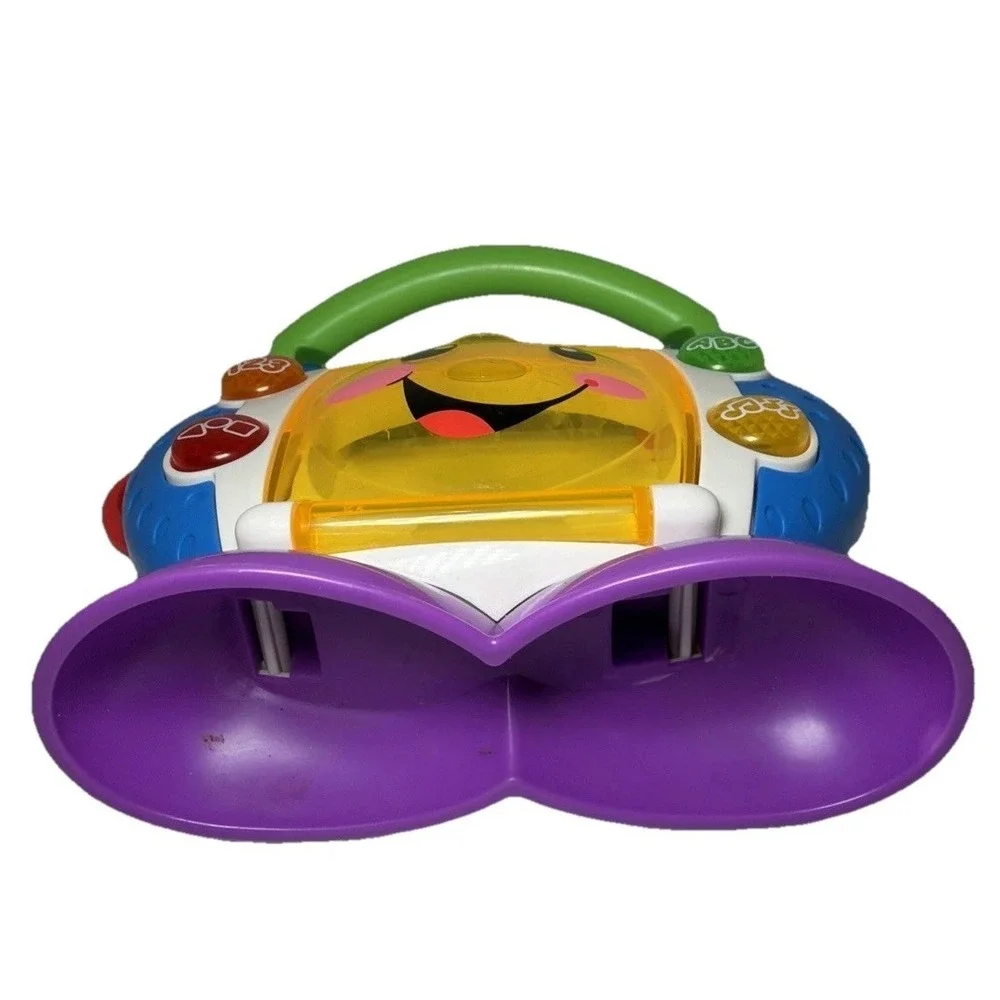 Fisher-Price Laugh & Learn Sing-with-Me CD Player Music Toy 2008 3 Disk Complete